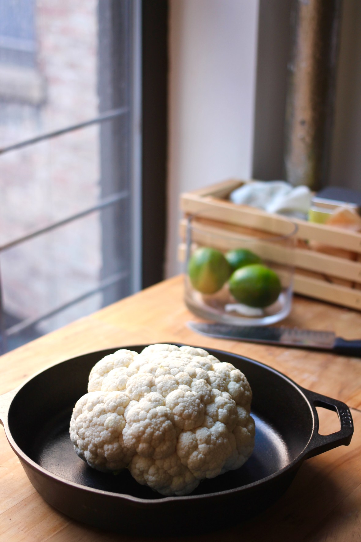 curried whole roasted cauliflower