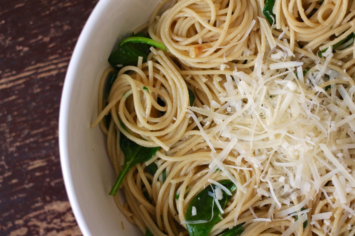Spinach Parmesan Pasta