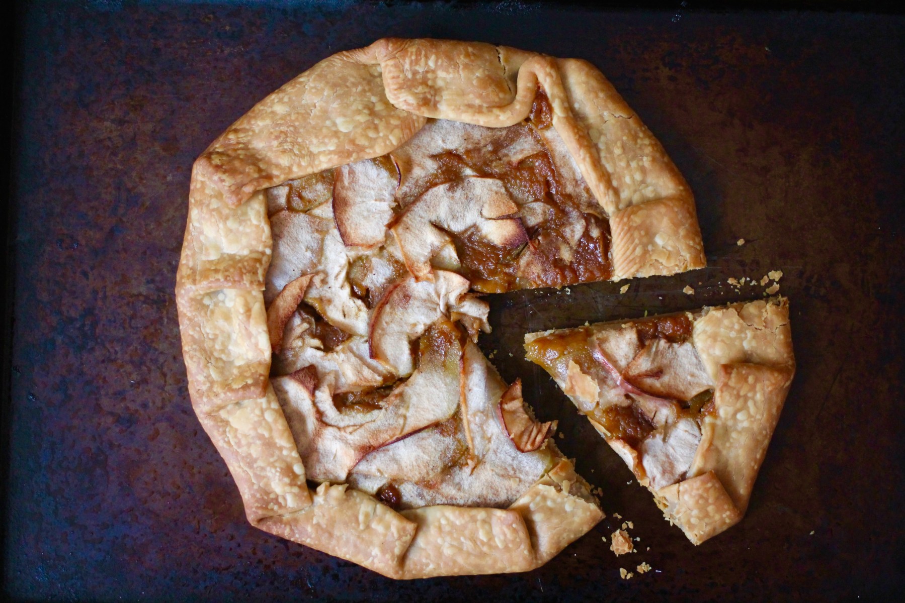 pumpkin apple galette