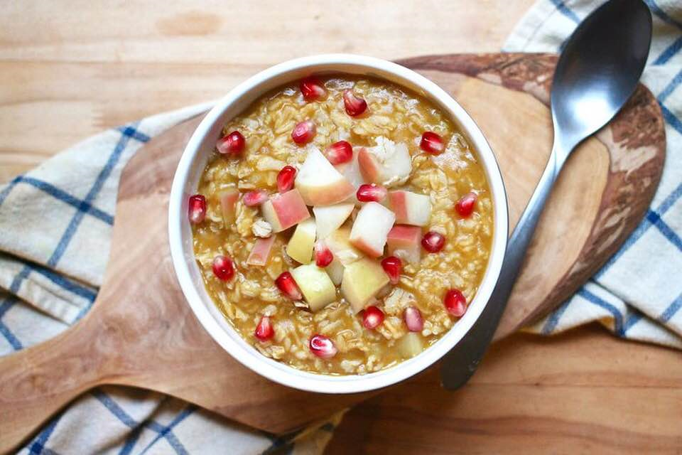 apple pumpkin oatmeal