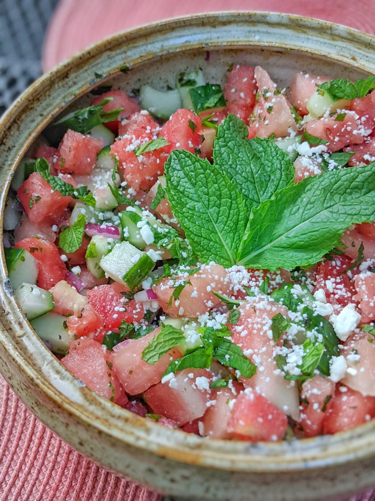 Cucumber Watermelon Salad