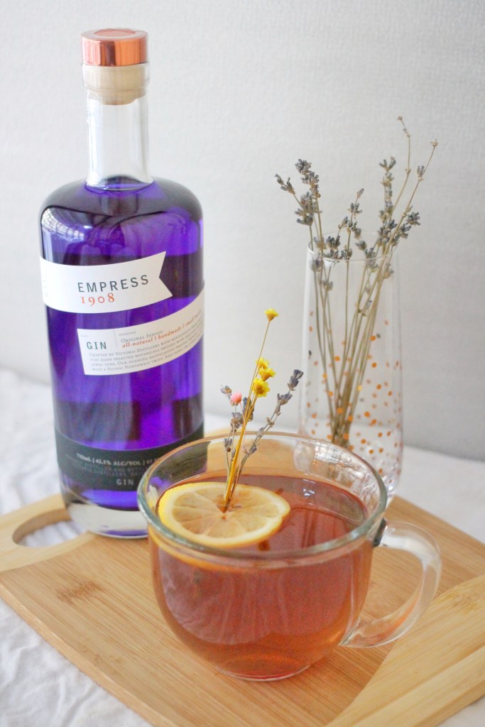 Jasmine Tea Hot Toddy with Empress 1908 Gin